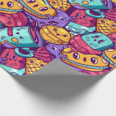 Kawaii Food Wrapping Paper Geschenkpapier (Ecke)