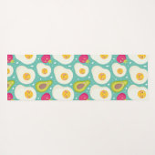 Kawaii Food Yoga Mat Yogamatte (Rückseite (Horizontal))