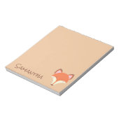 Kawaii Fox Notizblock (Rotiert)