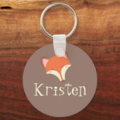 Kawaii Fox Schlüsselanhänger (Vorderseite)