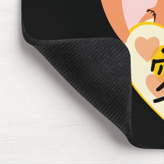Kawaii Foxy Cosplay Liebe Herz Mousepad (Ecke)