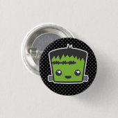 Kawaii Frankenstein Button (Vorne & Hinten)