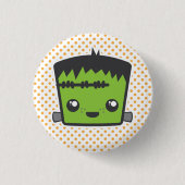 Kawaii Frankenstein Button (Vorderseite)