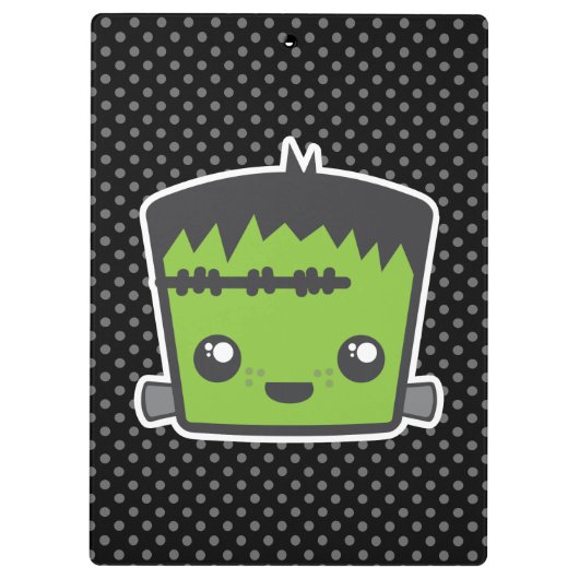 Kawaii Frankenstein Clip Board Klemmbrett (Rückseite)