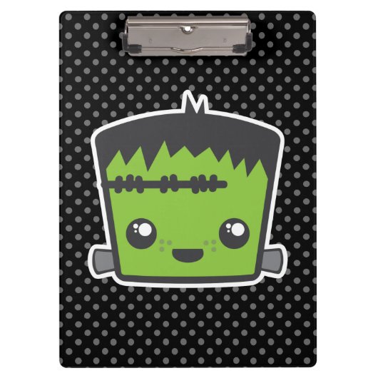 Kawaii Frankenstein Clip Board Klemmbrett (Vorderseite)