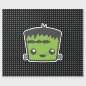 Kawaii Frankenstein Gift Wrap Geschenkpapier (Flach)