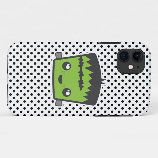 Kawaii Frankenstein iPhone Case (Rückseite (Horizontal))