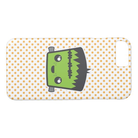 Kawaii Frankenstein iPhone Case (Rückseite (Horizontal))