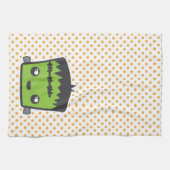 Kawaii Frankenstein Kitchen Handtuch (Horizontal)