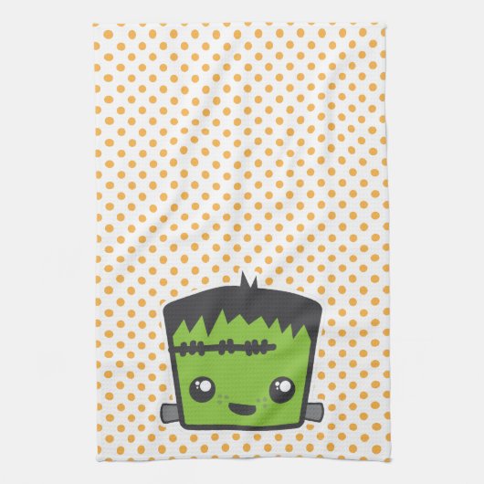 Kawaii Frankenstein Kitchen Handtuch (Vertikal)