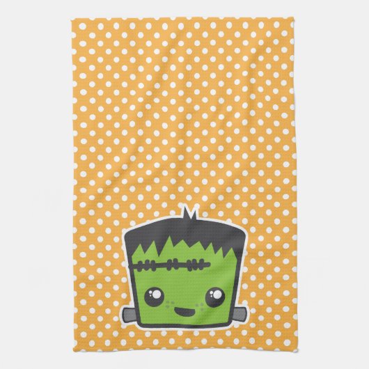 Kawaii Frankenstein Kitchen Handtuch (Vertikal)