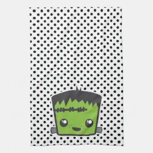 Kawaii Frankenstein Kitchen Handtuch