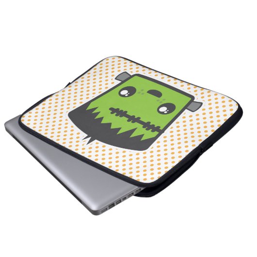 Kawaii Frankenstein Laptop Sleeve (Vorne Knopf)