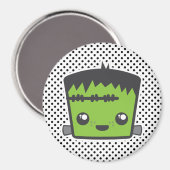 Kawaii Frankenstein Magnet (Vorderseite/Rückseite)