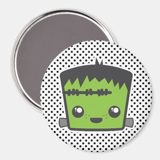 Kawaii Frankenstein Magnet (Vorderseite/Rückseite)