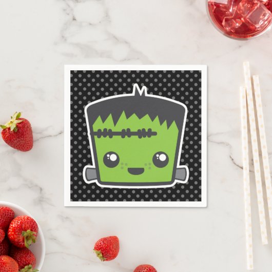 Kawaii Frankenstein Napkins Serviette (Beispiel)