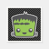 Kawaii Frankenstein Napkins Serviette (Vorderseite)