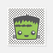 Kawaii Frankenstein Napkins Serviette (Vorderseite)