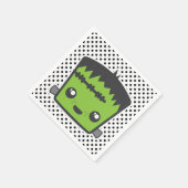Kawaii Frankenstein Napkins Serviette (Ecke)