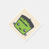 Kawaii Frankenstein Napkins Serviette (Ecke)