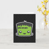 Kawaii Frankenstein Note Card Karte (Gelbe Blume)