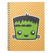Kawaii Frankenstein Notebook Notizblock (Vorderseite)