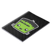 Kawaii Frankenstein Notebook Notizblock (Linke Seite)