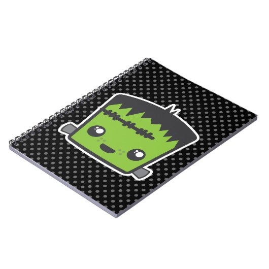 Kawaii Frankenstein Notebook Notizblock (Linke Seite)