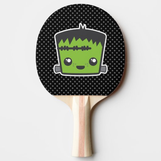 Kawaii Frankenstein Ping Pong Paddle Tischtennis Schläger (Rückseite)