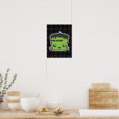 Kawaii Frankenstein Poster Print (Küche)