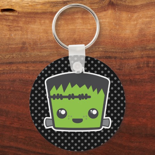 Kawaii Frankenstein Schlüsselanhänger (Vorderseite)