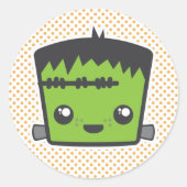 Kawaii Frankenstein Stickers (Vorderseite)
