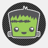 Kawaii Frankenstein Stickers (Vorderseite)