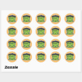 Kawaii Frankenstein Stickers (Blatt)