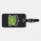 Kawaii Frankenstein Travel Luggage Tags Gepäckanhänger (Vorderseite horizontal)