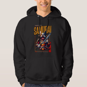 Kawaii Französische Bulldogge Samurai Krieger Scha Hoodie