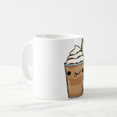 Kawaii Frappuccino Kaffeetasse (Vorderseite Links)