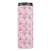 Kawaii Freakshake Pattern - Pastel Lila Thermosbecher (Rückseite)