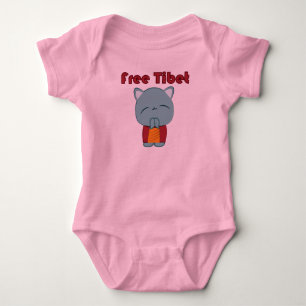 Kawaii freier Tibet Kitty-Säuglings-Strampler Baby Strampler