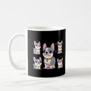 Kawaii French Bulldog Frenchie Moods Tri-Blend Shi Kaffeetasse