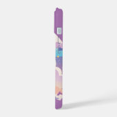 Kawaii French Bulldog Ice Creme Rainbow iPhone 15 Hülle (Linke Seite)