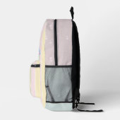 Kawaii French Bulldog Rainbow Sky Clouds Bedruckter Rucksack (Rechts)