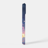 Kawaii French Bulldog Rainbow Sky Clouds iPhone 15 Hülle (Rechte Seite)