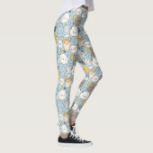 Kawaii Frenzy: Whimsical Doodle von Niedlichen Tie Leggings (Rechts)