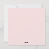 Kawaii-Freunde Feiertagskarte (Rückseite)