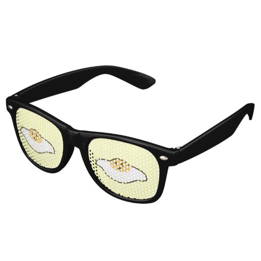 Kawaii Fried egg Sonnenbrille (Schrägansicht)