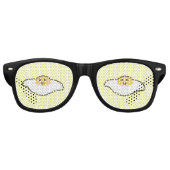Kawaii Fried egg Sonnenbrille (Vorderseite)