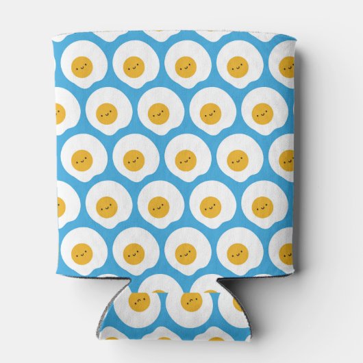 Kawaii Fried Eggs Dosenkühler (Rückseite)