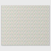 Kawaii-Friedens-Weihnachtsmuster Geschenkpapier (Flach)
