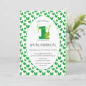 Kawaii Frog Geburtstagsparty Einladung (Stehend Vorderseite)